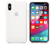 Apple iPhone XS Silicone Case White - 449538 - zdjęcie 1